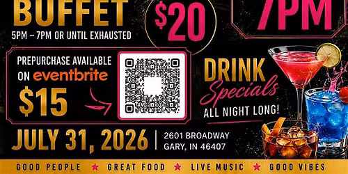 Rose Marie Concert Series- Presale Buffet