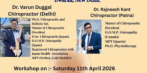 Chiropractic Workshop In Akash Hospital New Delhi 