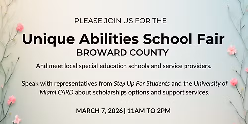 Unique Abilities School Fair- Broward County
