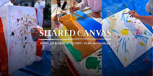 Shared Canvas @ Waalhalla | Paint, Sip & Groove!
