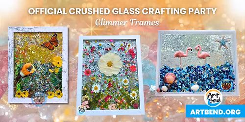 Kalamazoo Crushed Glass Crafting Party - Glimmer Frames