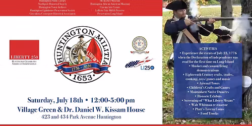 Huntington Declaration of Independence Celebration