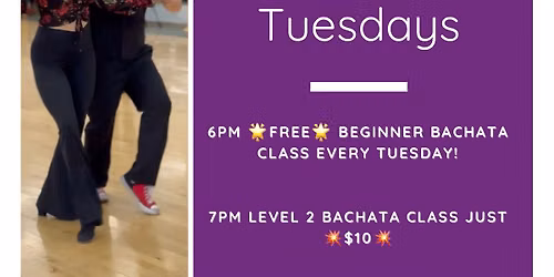 \ud83c\udf1fFree\ud83c\udf1f Beginner Bachata Class