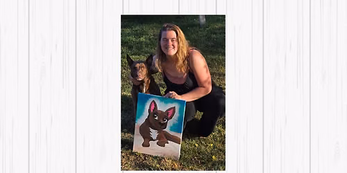 Paint your Pet \u2013 Cartoon Version Sip and Paint Class