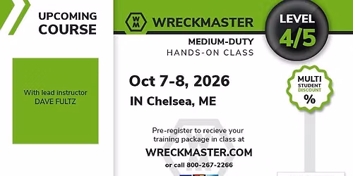 Chelsea, ME Level 4\/5 Oct 7-8, 2026