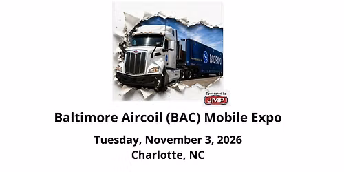 Baltimore Aircoil (BAC) Mobile Expo