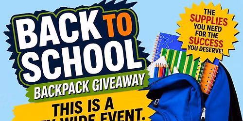 City Wide Backpack Give Away
