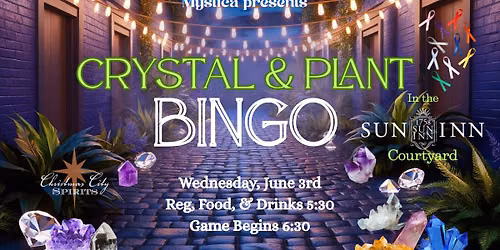Crystal & Plant Bingo - @The Sun Inn - June - Bringing FREE Reiki to Cancer patients