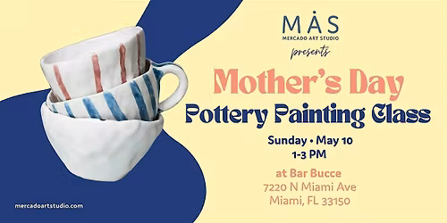 Mother\u2019s Day Pottery Painting Class at Bar Bucce
