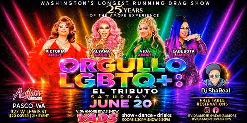 Vida Amore Divas Show: Latino Pride Show 6.20.26