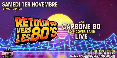 \u26a1 RETOUR VERS LES 80'S \u2022 CARBONE 80 (LIVE) \u26a1