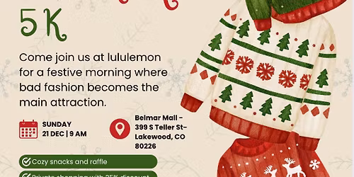 Ugly Sweater 5K - Latinos Run Denver & Lululemon