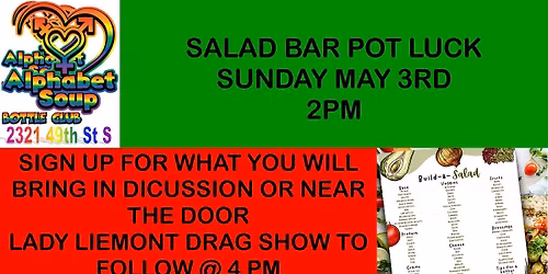 SALAD BAR POT LUCK