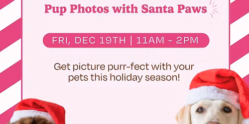 Pictures with Santa Paws!\ud83d\udc3e