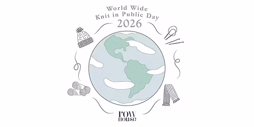 Row House's Worldwide Knit in Public Day 2026 Celebration
