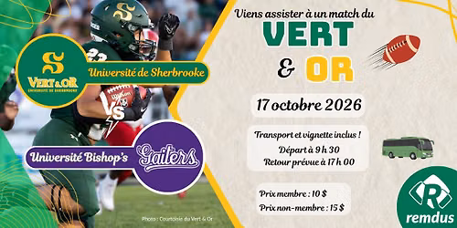 Football - le V&O c. les Gaiters de Bishop's