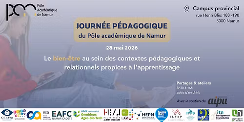 Journ\u00e9e p\u00e9dagogique du P\u00f4le acad\u00e9mique de Namur