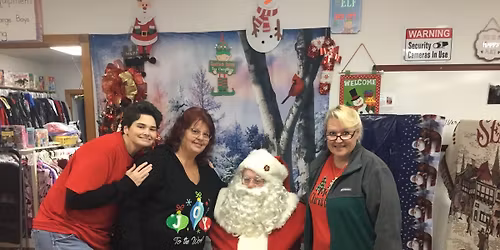 Santa comes to Kids Corner