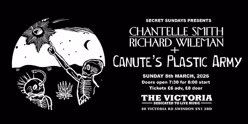 Chantelle Smith & Richard Wileman + Canute's Plastic Army live at The Vic, Swindon