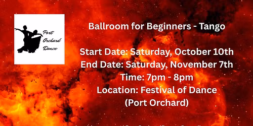 Ballroom for Beginners - Tango (Five Weeks)