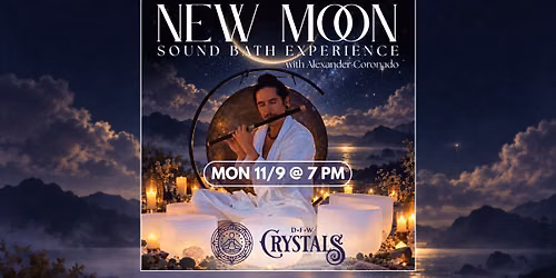 New Moon Sound Bath - Monday, 11\/9 @ 7pm