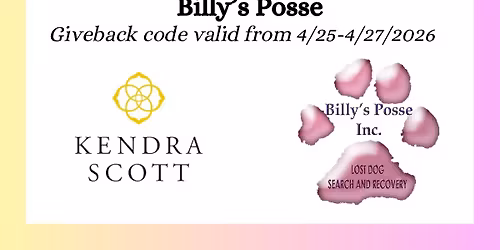 Kendra Scott Give Back Fundraiser for Billy's Posse