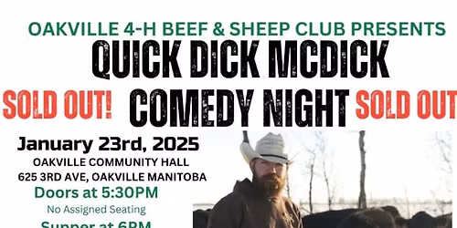 Quick Dick McDick at Vic Juba Theatre