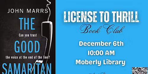 License to Thrill Book Club - "The Good Samaritan" by John Marrs