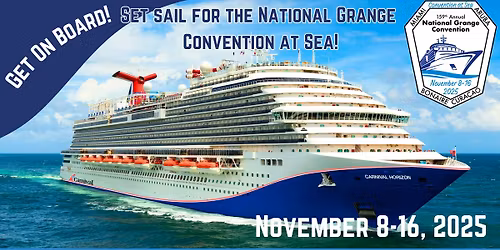 159th National Grange Convention - At Sea