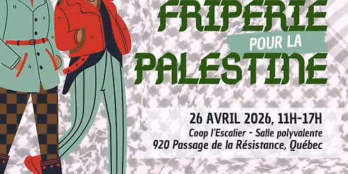 March\u00e9-Friperie pour la Palestine! \ud83c\udf49