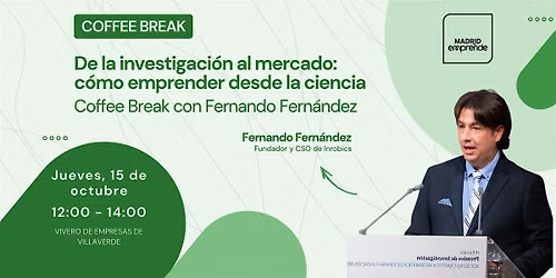 Coffee Break en Madrid con Fernando Fern\u00e1ndez cofundador de Inrobics