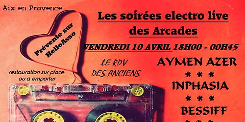 Les soir\u00e9es Electro Live des Arcades by Tawa