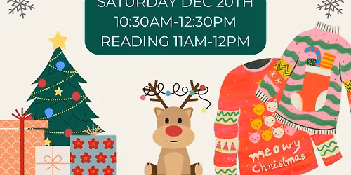 Silent Book Club & Ugly Christmas Sweater & Patch Bar