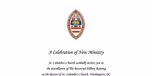 The Installation of The Reverend Dr. Hillary Raining