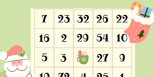 Turkey & Tinsel Bingo