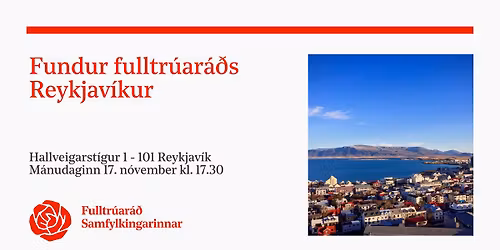 Fundur fulltr\u00faar\u00e1\u00f0s Reykjav\u00edkur
