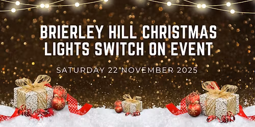 Brierley Hill Christmas lights switch on 
