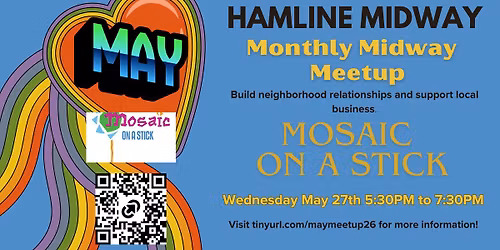May Midway Meet Up: Mosaic On A Stick