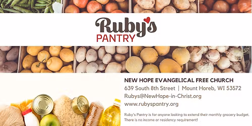 Ruby\u2019s Pop Up Pantry - New Hope Church