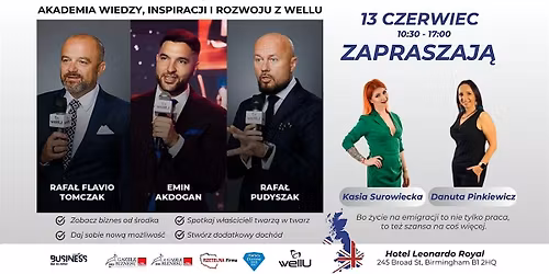 Pierwsza Akademia wiedzy, inspiracji i rozwoju z WellU w Wielkiej Brytanii.