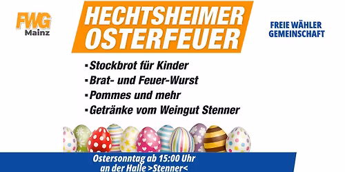 Osterfeuer am Ostersonntag