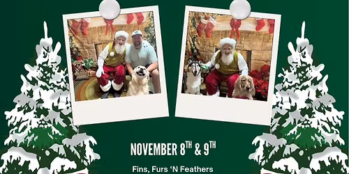Santa Paws is coming to Fins Furs N Feathers