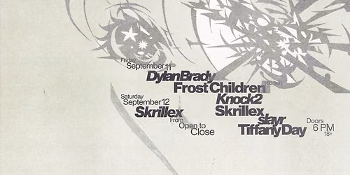Skrillex with Dylan Brady, Frost Children at Festival Hall at Navy Pier