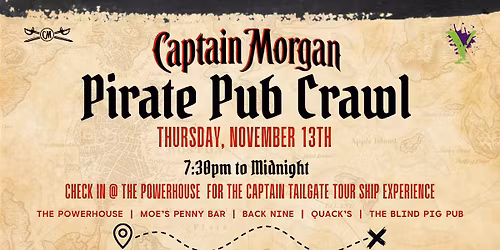 Captain Morgan Pirate Pub Crawl