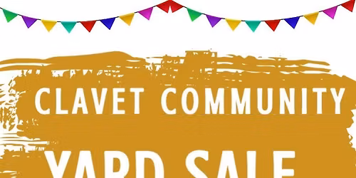 Clavet community garage sale!