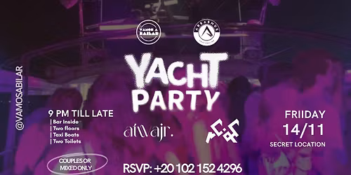 Cairo Yacht Party  | 14-11