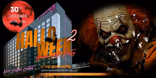 HALLOWEEN HORROR HOTEL PARTY 2 @ THE MOXY HOTEL