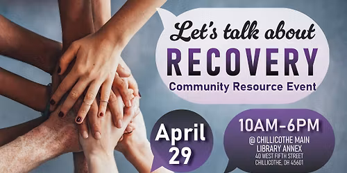 Let's Talk About Recovery: Community Resource Event