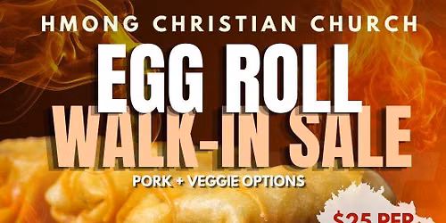 HCC Egg Roll Walk-In Sale