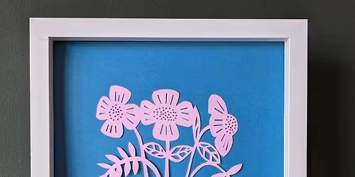 Paper Cutting a Spring Bouquet 